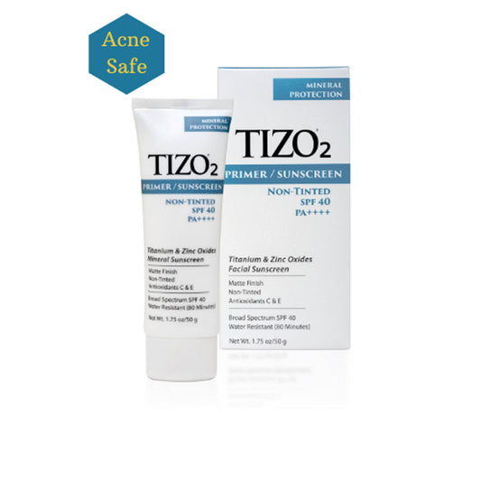 Tizo2 Non-Tinted Facial Primer & Sunscreen SPF 40